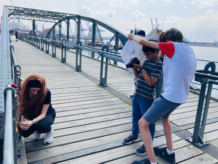 Außendreh für Anna Blume