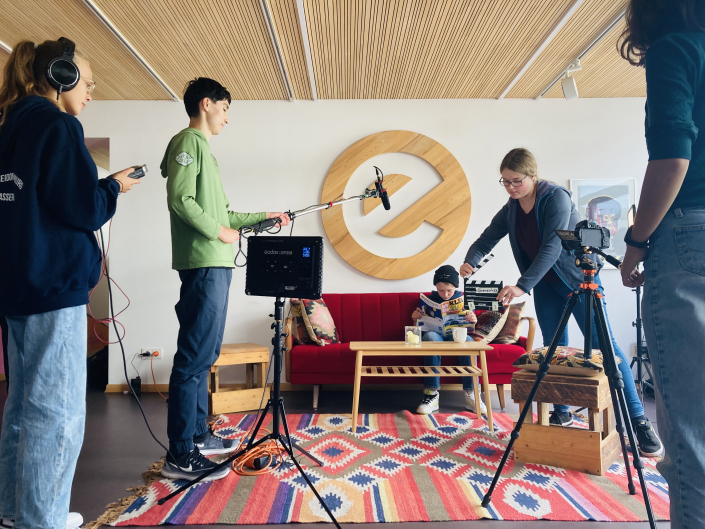 Dreharbeit Coffee&Cookies